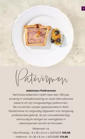 De - Patévormen