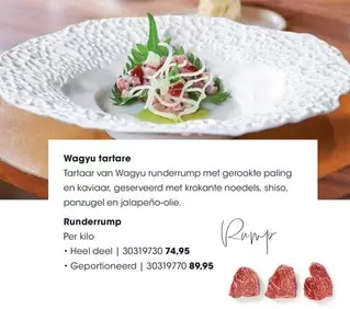 Wagyu tartare