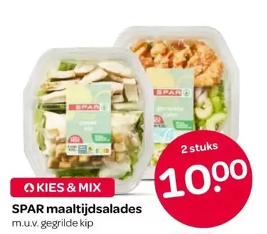 Mix - SPAR maaltijdsalades m.u.v. gegrilde kip