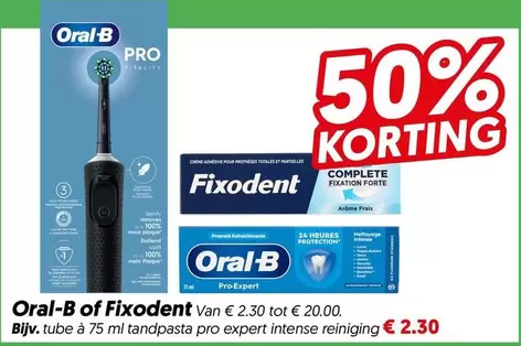 Oral-B - of Fixodent