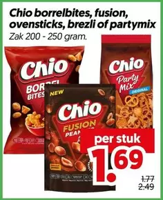 Mix - borrelbites, fusion, ovensticks, brezli of partymix