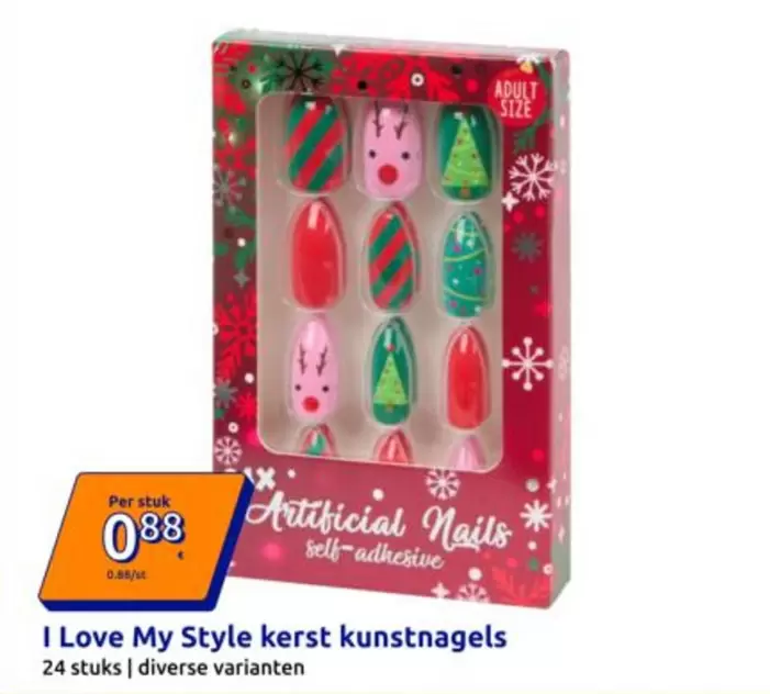 Love - Kerst Kunstnagels