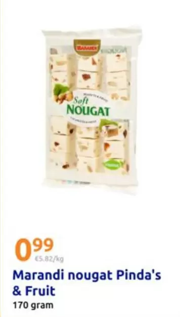 Marandi nougat Pinda's & Fruit