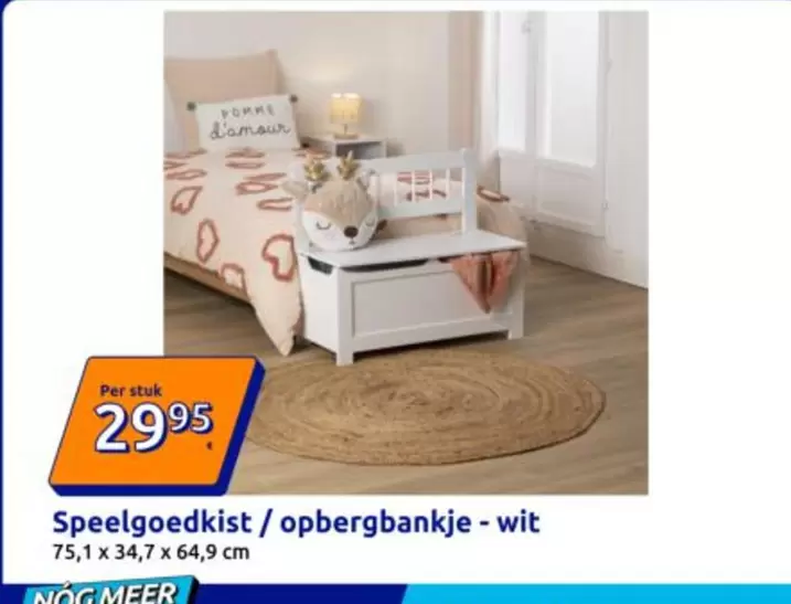 Speelgoedkist / opbergbankje