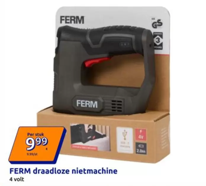 Draadloze nietmachine