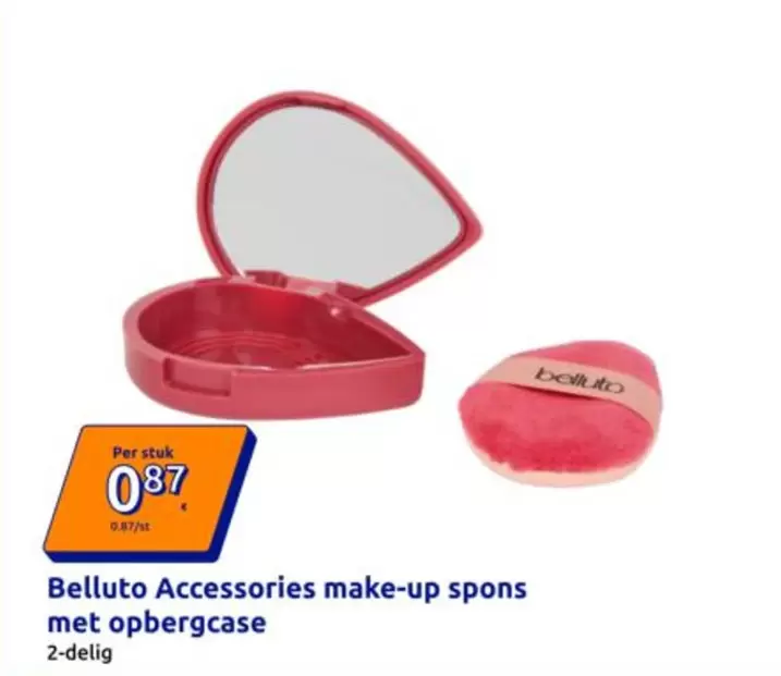 Accessories make-up spons met opbergcase