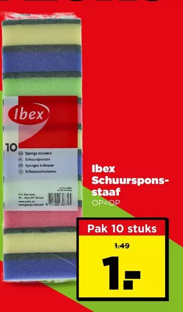 Schuurspons-staaf