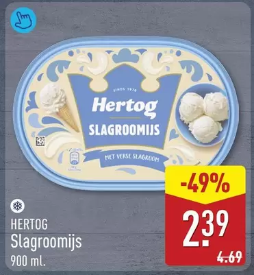 Slagroomijs