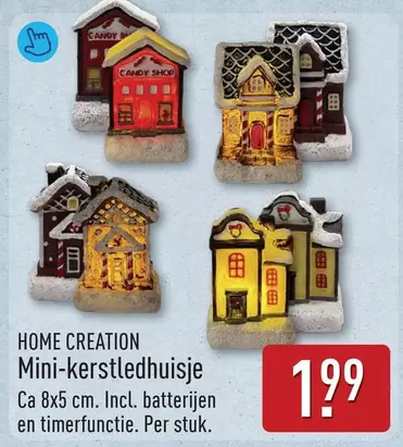 Mini-kerstledhuisje