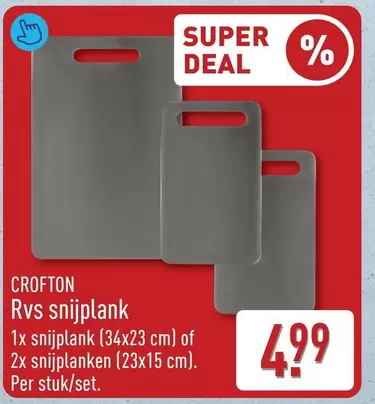 Rvs snijplank
