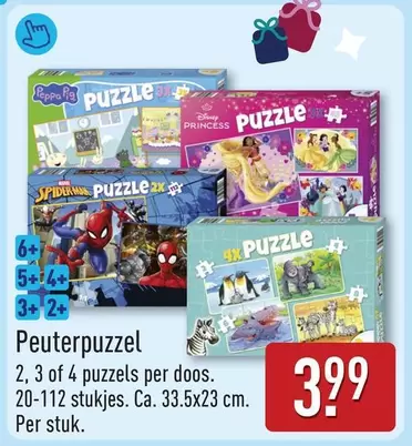 Spiderman - Peuterpuzzel