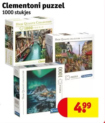 Clementoni puzzel 1000 stukjes