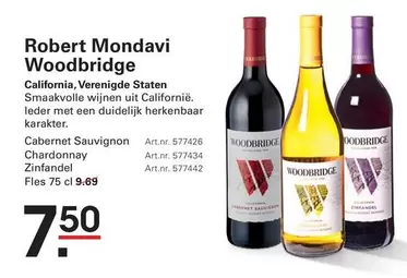 California - Cabernet Sauvignon, Chardonnay, Zinfandel