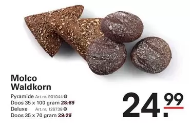 Deluxe - Pyramide Doos 35 x 100 gram 28-89 Doos 35 x 70 gram 29-29