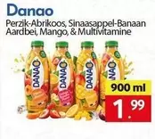 Perzik-Abrikoos, Sinaasappel-Banaan Aardbei, Mango, & Multivitamine