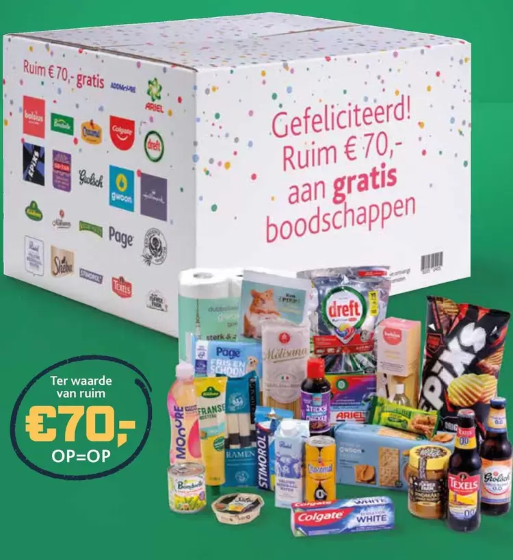 Colgate - Gratis boodschappen