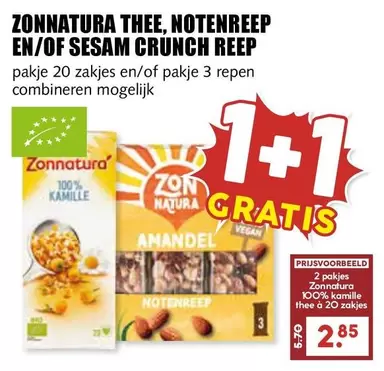 Natura - THEE, NOTENREEP EN/OF SESAM CRUNCH REEP