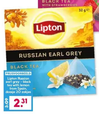 Lipton - Russian Earl Grey Black Tea