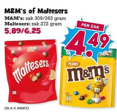 M&M's -  or Maltesers