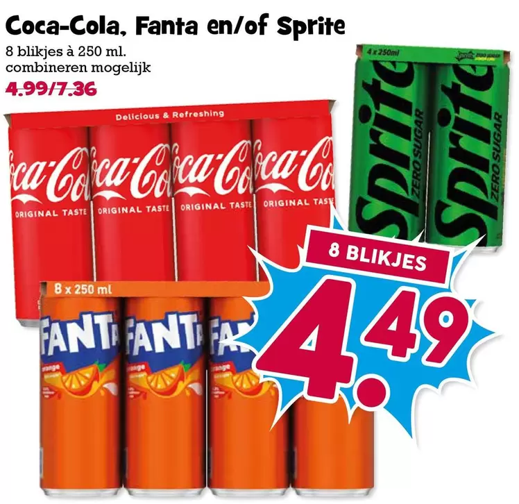 Coca-Cola - , Fanta en/of Sprite