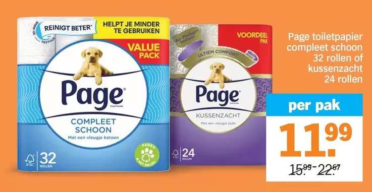 Comfort - Toiletpapier Compleet Schoon