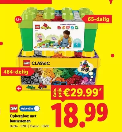 Lego - Opbergbox met bouwstenen Duplo - 10913 | Classic - 10696