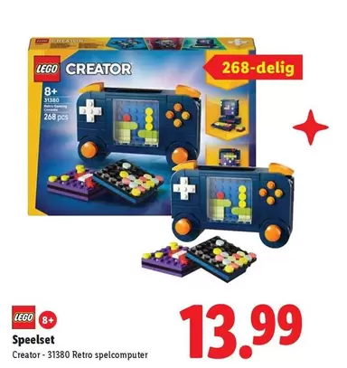 Lego - Speelset Creator - 31380 Retro spelcomputer