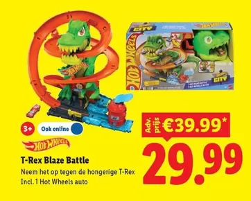 Hot Wheels - T-Rex Blaze Battle