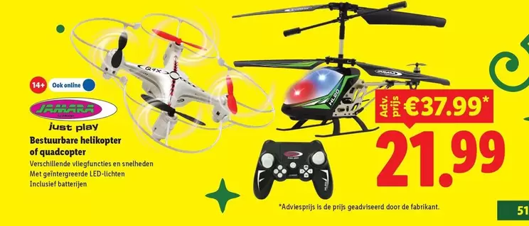 Play - Bestuurbare helicopter of quadcopter