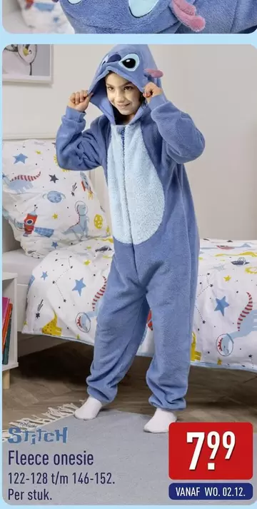 Fleece onesie