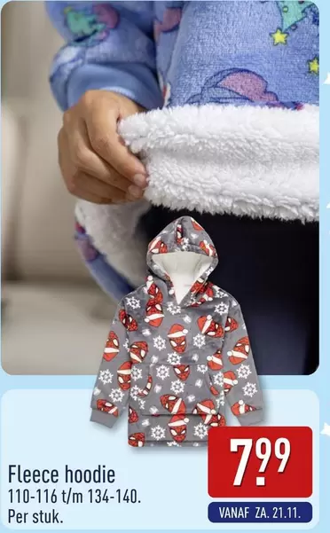 Fleece hoodie
