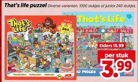 That's life puzzel