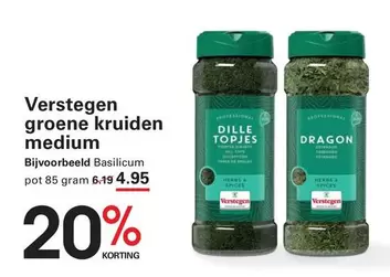Medium - Verstegen groene kruiden medium