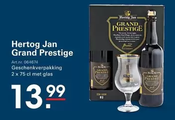 Hertog Jan - Grand Prestige Geschenkverpakking 2 x 75 cl met glas