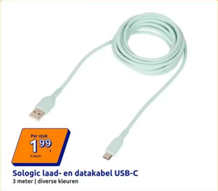 laad- en datakabel USB-C