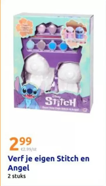 Disney - Verf je eigen Stitch en Angel