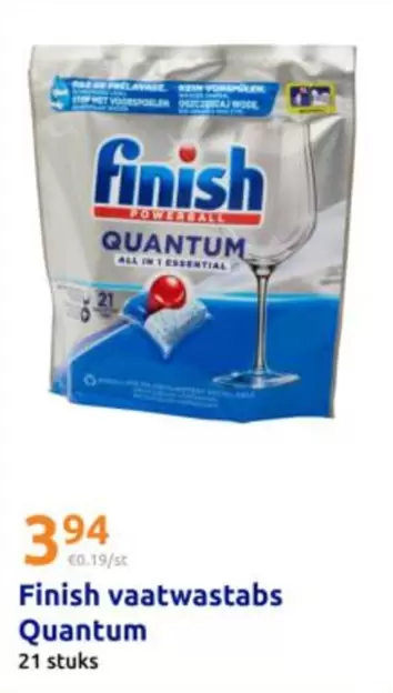 Finish - vaatwastabs Quantum