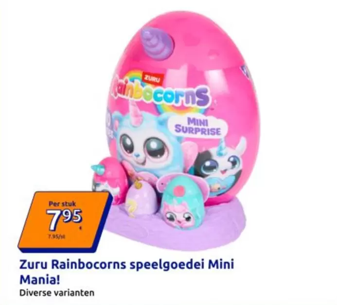 Zuru Rainbocorns speelgoedei Mini Mania!