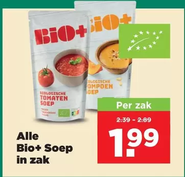 Bio - + Soep in zak