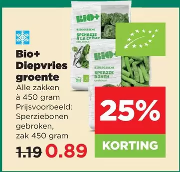 Bio - Diepvries groente
