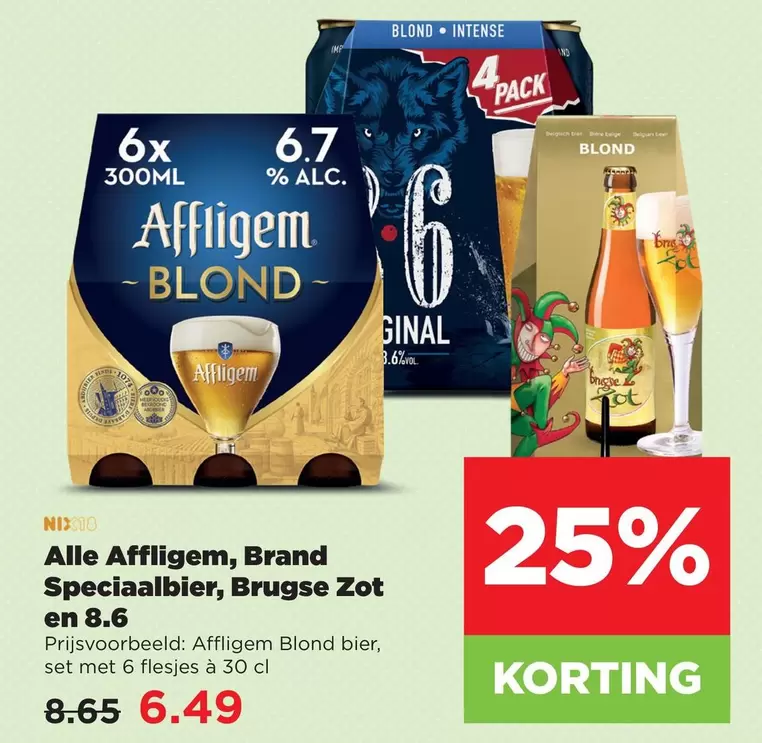 Brand - Affligem Blond bier, Brugse Zot en 8.6