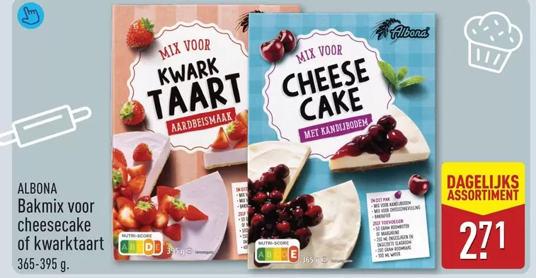 Mix - Bakmix voor cheesecake of kwarktaart