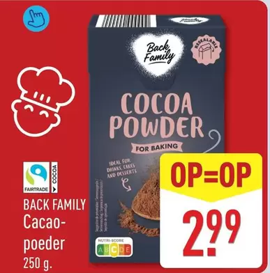 De - Cacao poeder