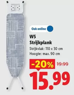 max - Strijkplank