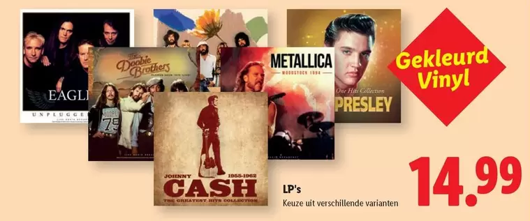 one - Gekleurd Vinyl LP's