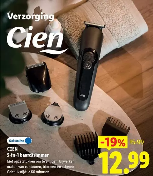 5-in-1 baardtrimmer
