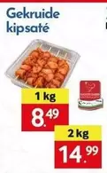 Gekruide kipsaté