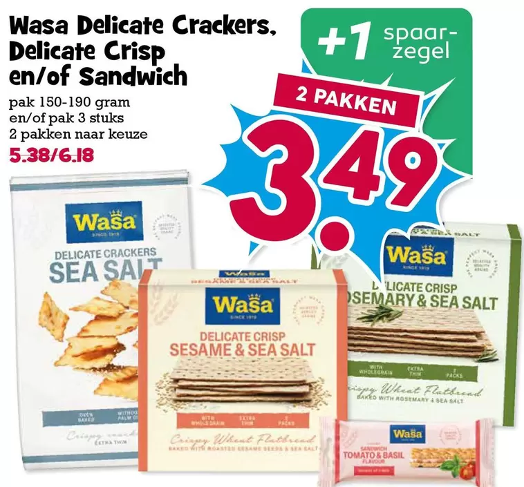 Wasa - Delicate Crisp en/of Sandwich