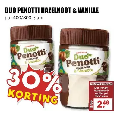 Duo - PENOTTI HAZELNOOT & VANILLE