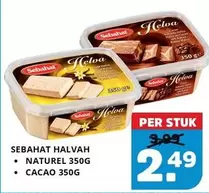 GE - HALVAH NATUREL 350G, CACAO 350G